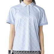 ゴルフ レディス 半袖シャツ柄 M/BL 755643