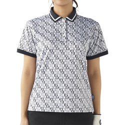 ゴルフ レディス 半袖シャツ柄 L/WT 755643