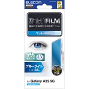 Galaxy A25 5G用 フィルム アンチグレア ブルーライトカット 抗菌 指紋防止 反射防止 マット 気泡防止 PM-G253FLBLN