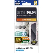 Galaxy A25 5G用 フィルム 高透明 衝撃吸収 抗菌 指すべりなめらか 指紋防止 気泡防止 PM-G253FLFPAGN