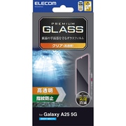 Galaxy A25 5G用 ガラスフィルム 高透明 強化ガラス 表面硬度10H 指紋防止 飛散防止 気泡防止 PM-G253FLGG