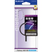 Galaxy A25 5G用 ケース ハイブリッド カバー 衝撃吸収 MagSafeアクセサリ対応 ストラップホール付 MAGKEEP ブラック PM-G253MAG02BK