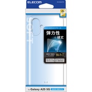 Galaxy A25 5G用 ケース ソフト カバー 衝撃吸収 薄型 カメラレンズ保護設計 ストラップホール付 極み設計 クリア PM-G253UCTCR