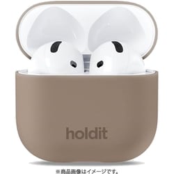 AirPods 第4世代ケース用 超薄型シリコーンカバー Mocha Brown 16659