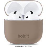 AirPods 第4世代ケース用 超薄型シリコーンカバー Mocha Brown 16659
