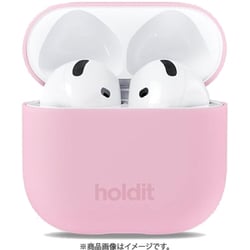 AirPods 第4世代ケース用 超薄型シリコーンカバー Pink 16660