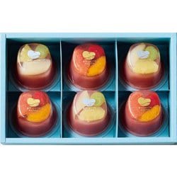 贅沢フルーツの水ようかん6号 6個