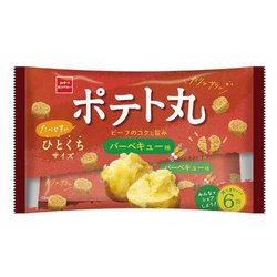 ポテト丸バーベキュー味 6袋入り 108g（18g×6）