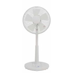 リビング扇風機 ACモーター 30㎝ 5枚羽根 風量3段階 ホワイト YT-3110FM（W）