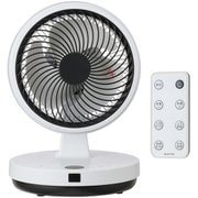 サーキュレーター DCモーター搭載 18㎝ 3枚羽根 立体首振り リモコン付 YGT-DHCL182EFR(WK)