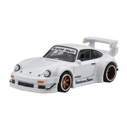 ホットウィールカスタム ポルシェ RWB Apple仕様 ✩深リム☆トミカ改造 ホットウィールカスタム ポルシェ×シロン 顔面スワップ 深リム