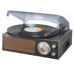 昭和レトロ簡単コンパクトレコードプレーヤー FLa33644