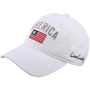 ゴルフキャップ AMERICAN CREW 1（アメリカン クルー） フリーサイズ USA/STITCH/WHITE BCJS5HA203F