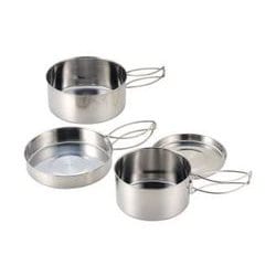 キャンプクッカーセット4点セット！登山用鍋&調理器具