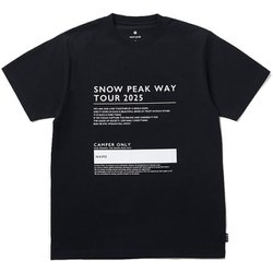 SPW Tour 2025 T-Shirt メンズ カットソー BLACK Sサイズ TS-25SU10202019