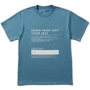 SPW Tour 2025 T-Shirt メンズ カットソー BLUE Lサイズ TS-25SU10204072