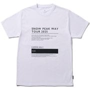 SPW Tour 2025 T-Shirt メンズ カットソー WHITE XLサイズ TS-25SU10205001