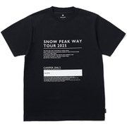 SPW Tour 2025 T-Shirt メンズ カットソー BLACK XLサイズ TS-25SU10205019