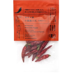 無茶々園の有機鷹の爪（乾燥唐辛子） 6g