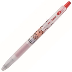 限定 ゲルインキボールペン ジュース Juice 0.5mm ヤマサキミノリコラボ ゆる～く応援 トキハナチ（赤） LJUEFY25-TR