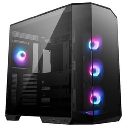 MAG PANO 100R PZ 270度パノラマ強化ガラスパネル採用 ピラーレス ミドルタワー型 PCケース ブラック MAG PANO 100R PZ