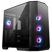 MAG PANO 100R PZ 270度パノラマ強化ガラスパネル採用 ピラーレス ミドルタワー型 PCケース ブラック MAG PANO 100R PZ