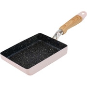 シーズリー IH対応 玉子焼 13×18cm ぴんく かるい 毎日使いにぴったり (IH・ガス火対応) RB-3486
