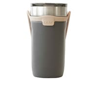 RH-1759 [トート ストロー付 3way タンブラー 520ml チャコール 持ち運びしやすい ストラップ付 （保温・保冷対応）]