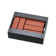 宅配BOX Nasta Box LIGHT Mサイズ用幅木 マットブラック KS-TL05-FH115-M-MAK