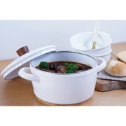 ナチュール 両手鍋 20cm ホワイト NA20W W