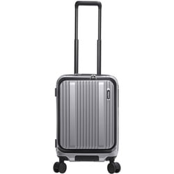 スーツケース INTER CITY2（インターシティ2） フロントオープン 36L 47cm シルバー 60561