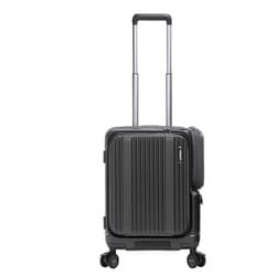 スーツケース EURO CITY3（ユーロシティ3） サイドポケット付きフロントオープン 35L 48cm スレートグレー 60526