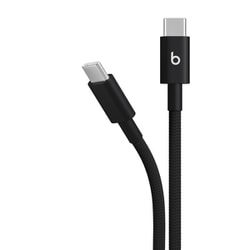 USB-C - USB-C 編み込み式充電ケーブル 1.5m ボルトブラック MDGA4PA/A