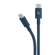 USB-C - USB-C 編み込み式充電ケーブル 1.5m ニトロネイビー MDGE4PA/A