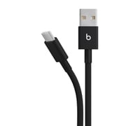 USB-A - USB-C 編み込み式充電ケーブル 1.5m 2本セット ボルトブラック MDGH4PA/A