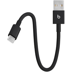 USB-A - USB-C 編み込み式充電ショートケーブル 20cm ボルトブラック MEQL4PA/A