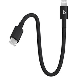 USB-C - Lightning 編み込み式充電ショートケーブル 20cm ボルトブラック MEQM4PA/A