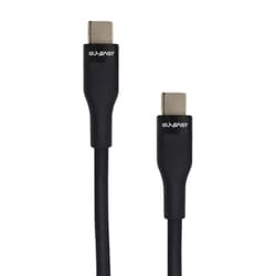 PD対応 USB Type-Cケーブル シリコン素材 100W black 1m SE-KB100CC0005BKF