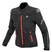 エニグマライト メッシュジャケット Black Red 2XL JK-175