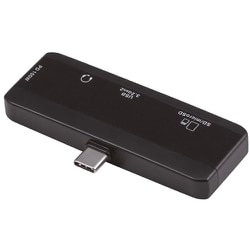 USB3.2Gen2 Type-C コンボハブ（PD対応 Type-C×1 USB3.2Gen2×1 3.5mm4極ミニプラグ×1SD/microSDカードリーダー×1） COM-C3SD152BK
