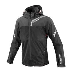 エニグマライト ハーフメッシュパーカ Black 4XL JK-179