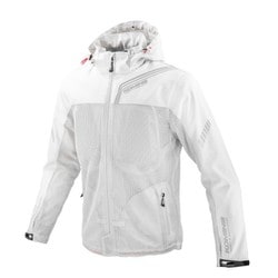 エニグマライト ハーフメッシュパーカ Silver 3XL JK-179
