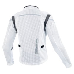KOMINE バイク用 プロテクトフルメッシュジャケット Silver 3XL レディースバイクジャケット プロテクトフルメッシュジャケット