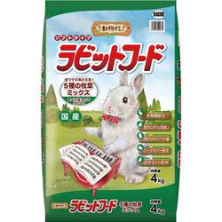 動物村 ラビットフード 5種の牧草ミックス 4kg