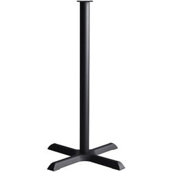テーブル脚 カフェテーブル用1本脚 幅42奥行42高さ89.5cm ブラック CTBK-P85 X BK