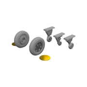EDU6481090 1/48 F4F-4 ホイール（後期） （アカデミー用） [プラモデル用パーツ]
