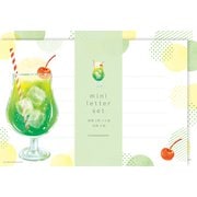 限定 wa-life夏 ミニレターセット グリーンクリームソーダ LT710