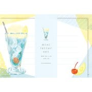 限定 wa-life夏 ミニレターセット ブルークリームソーダ LT711