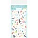 限定 wa-life夏 透明シールシート ねこと金魚 QS288