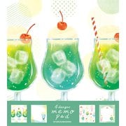 限定 wa-life夏 メモパッド しゅわっとクリームソーダ LM315